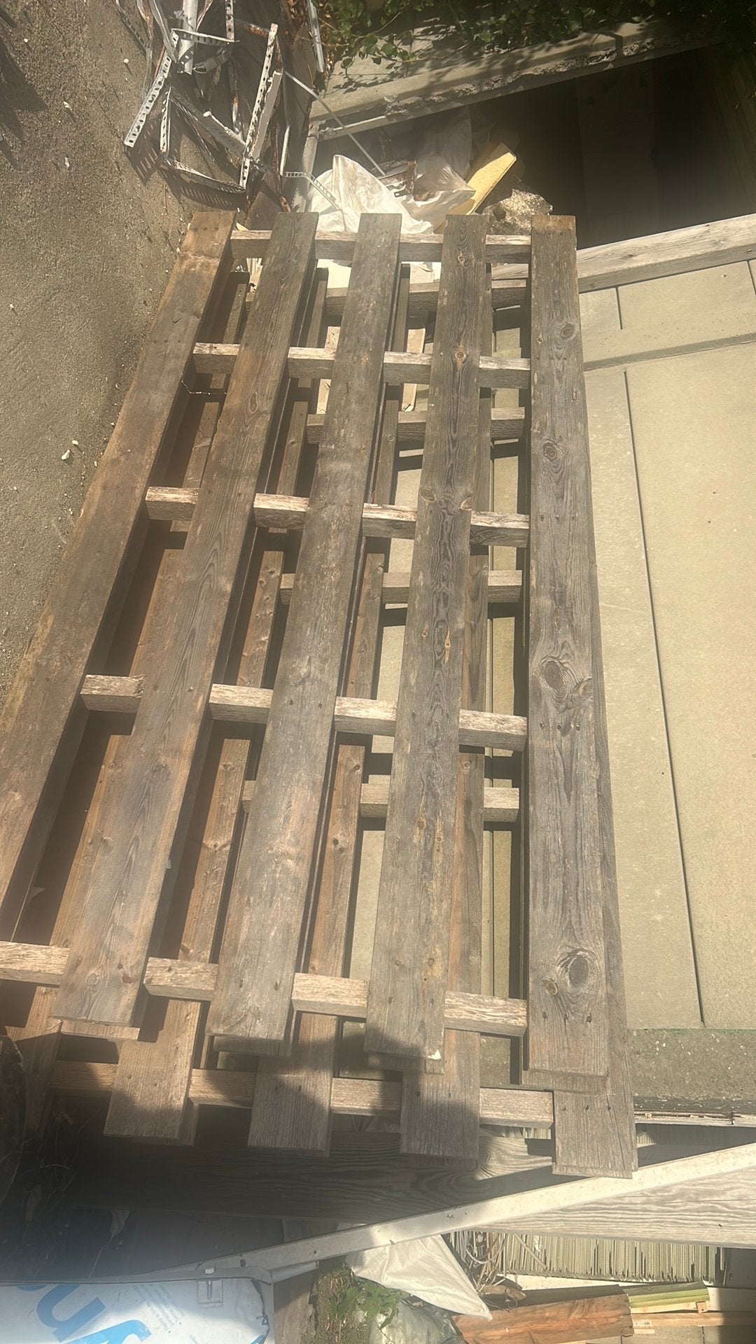 Palletes en bois a donner gratuit, Ophalen, Zo goed als nieuw