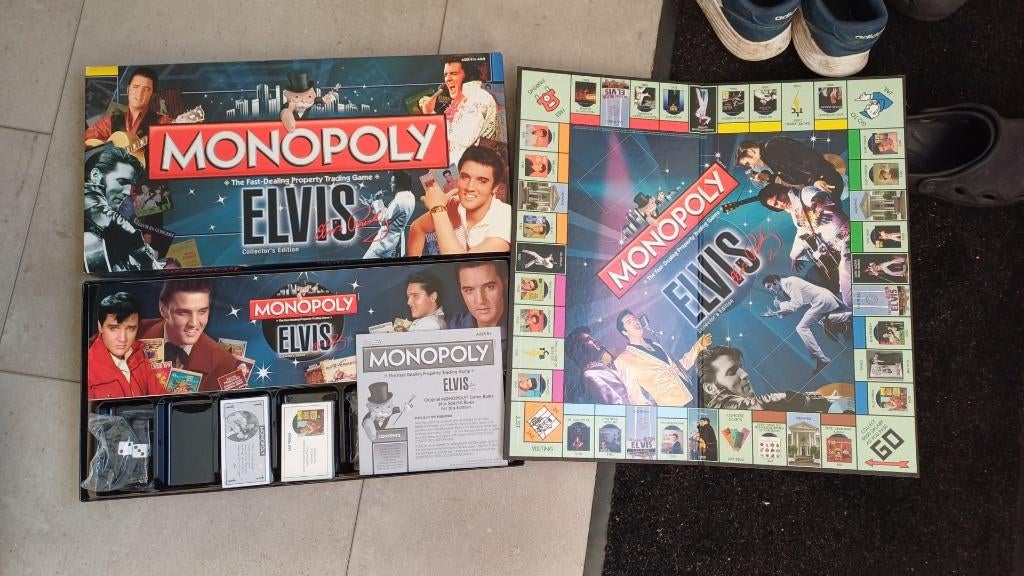 bordspel limited engelstalig Monopoly Elvis Pressley 75th, Trois ou quatre joueurs, Enlèvement ou Envoi, Neuf, Monopoly