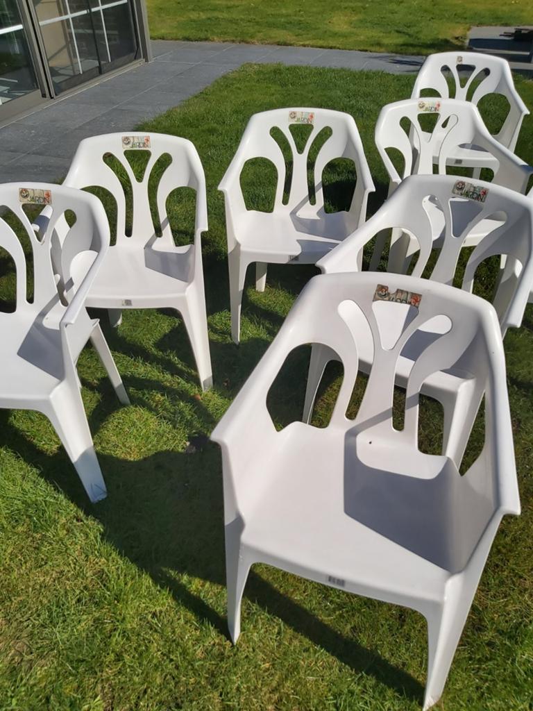 Tuinstoelen, Ophalen