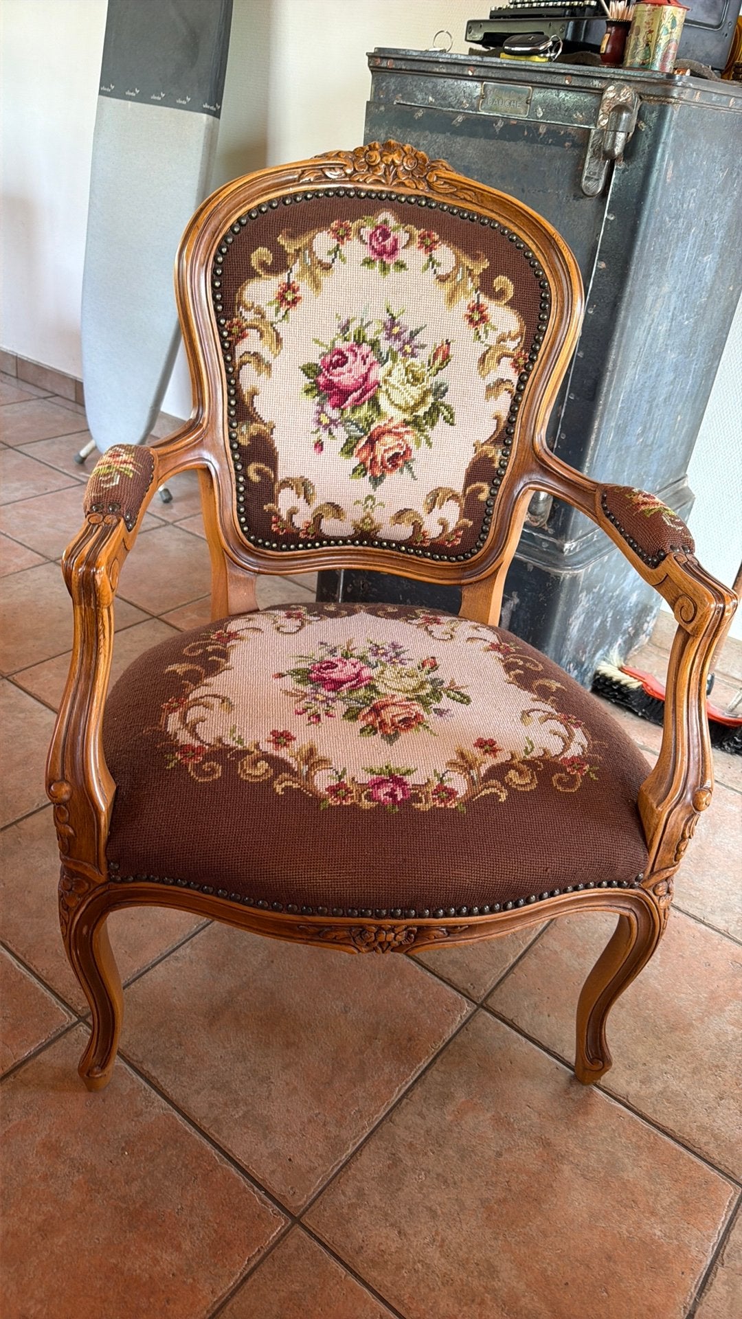 Fauteuil de style Louis XV, Maison & Meubles, Moins de 75 cm, Rococo, Enlèvement, Utilisé