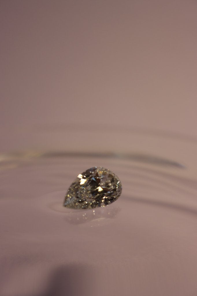 4.06 ct IGI diamant — Peer — F/VS1, Handtassen en Accessoires, Ophalen, Nieuw