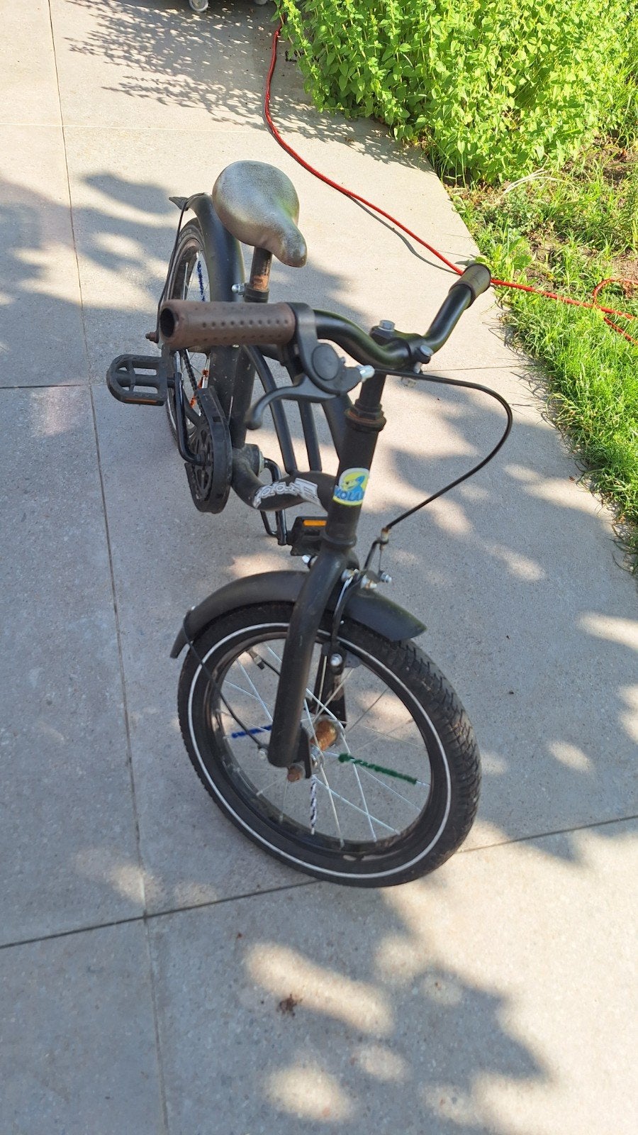 Kinderfiets Volare Black Cruiser 16 inch, Vélos & Vélomoteurs, Enlèvement, Utilisé, Frein à rétropédalage