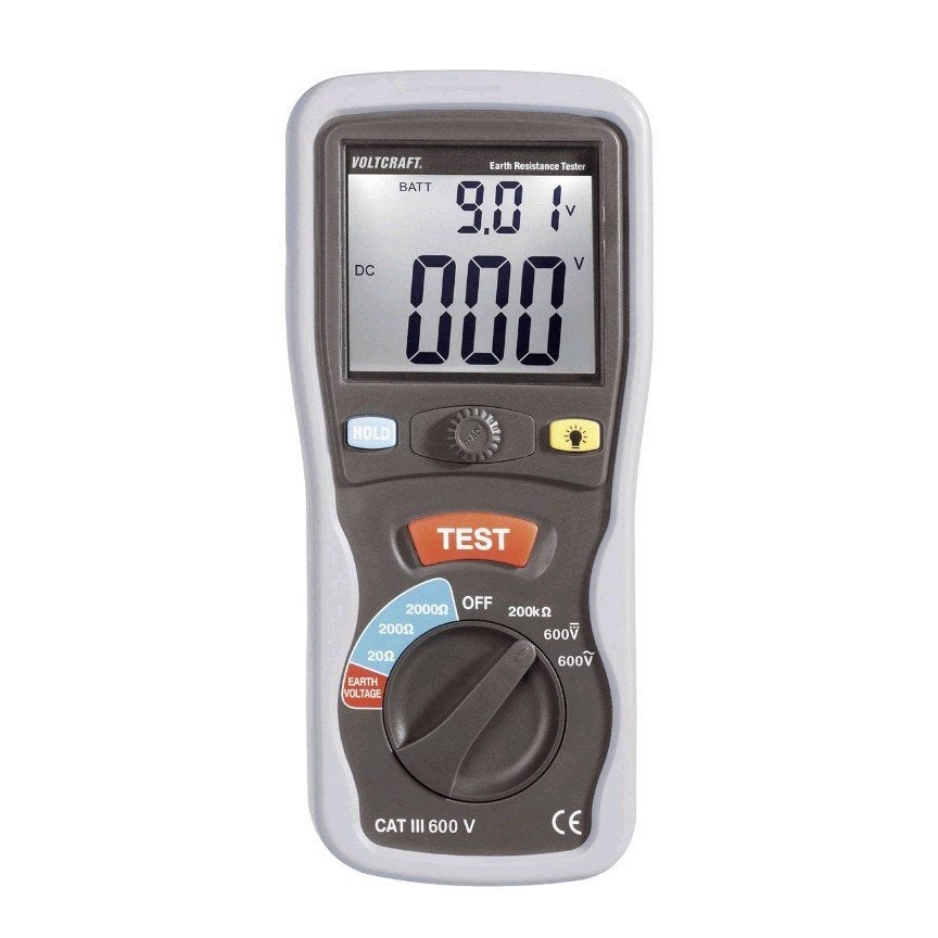 Aardingsmeter voltcraft, Ophalen