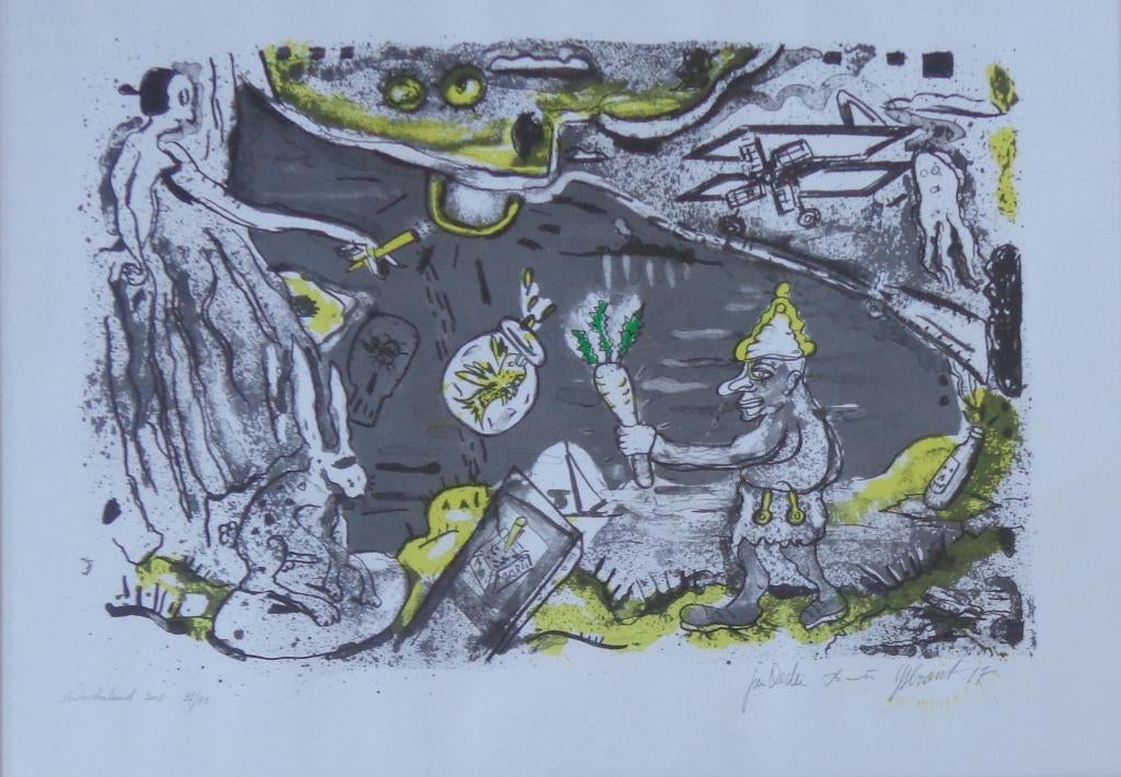 BERVOETS + DECLEIR + YSBRANT / WONDERLAND / ZEEFDRUK 59x78cm, Ophalen