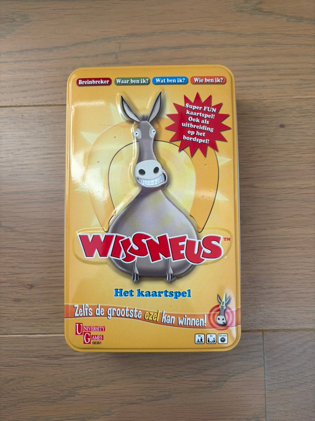 Wijsneus — Le jeu de cartes — complet, Enlèvement, Comme neuf