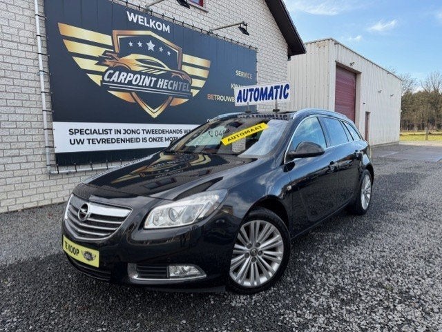 Opel Insignia Sport Tourer 2.0 cdti COSMO / AUTOMAAT 160 pk, Auto's, Automaat, 1995 cc, Zwart, Zwart