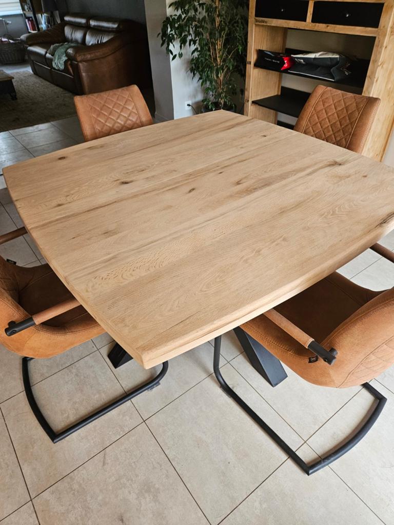 Table à manger en bois massif 6 à 8 personnes, Enlèvement