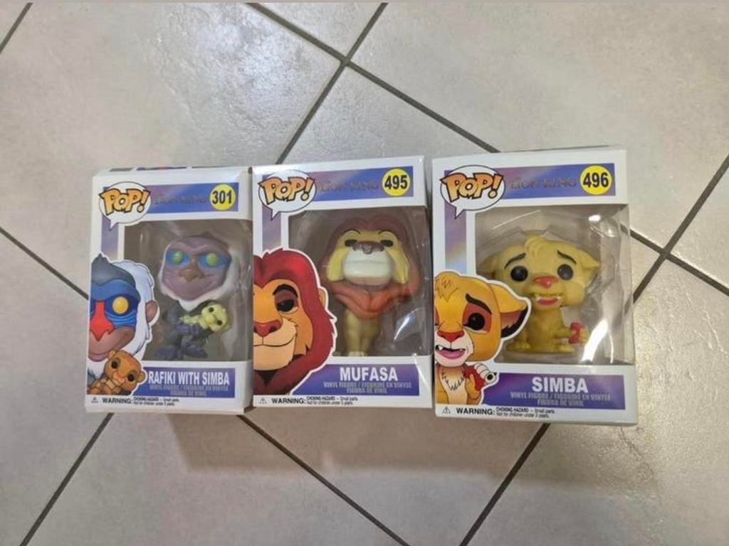3 pop roi lion NEUF., Enlèvement, Neuf