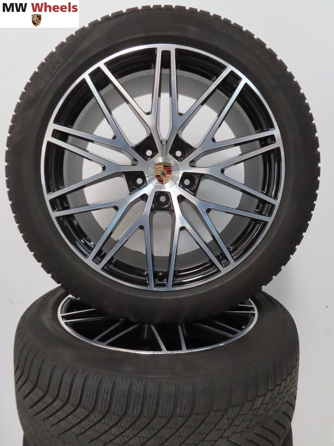 Porsche Cayenne SUV 2024 21 inch velgen winterbanden demoset, Pneus et Jantes, Pneus hiver, 285 mm, Véhicule de tourisme