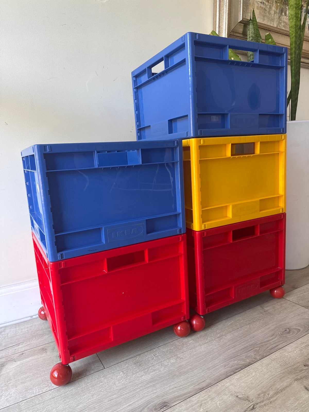 5 Vintage IKEA MÅRD opbergboxen, Enlèvement ou Envoi, Comme neuf