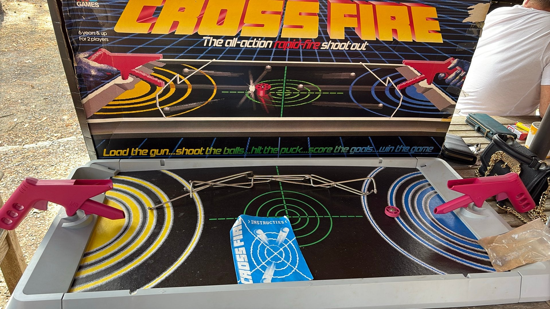 Vintage Crossfire Bordspel, Ophalen