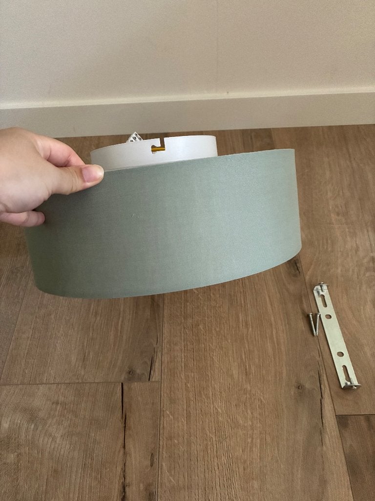Qazqa lampenkap, Huis en Inrichting, Lampen | Lampenkappen, Ophalen, Rond, Zo goed als nieuw, Textiel