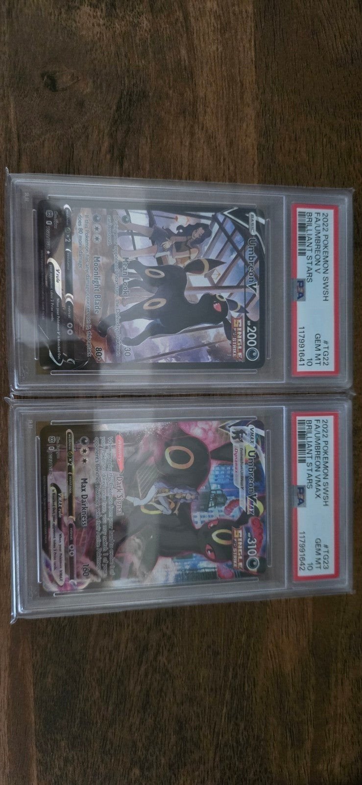 psa 10 zeldzaam seguell setje umbreon V en Vmax SWSH   2022, Hobby en Vrije tijd, Verzamelkaartspellen | Yu-gi-Oh!, Ophalen
