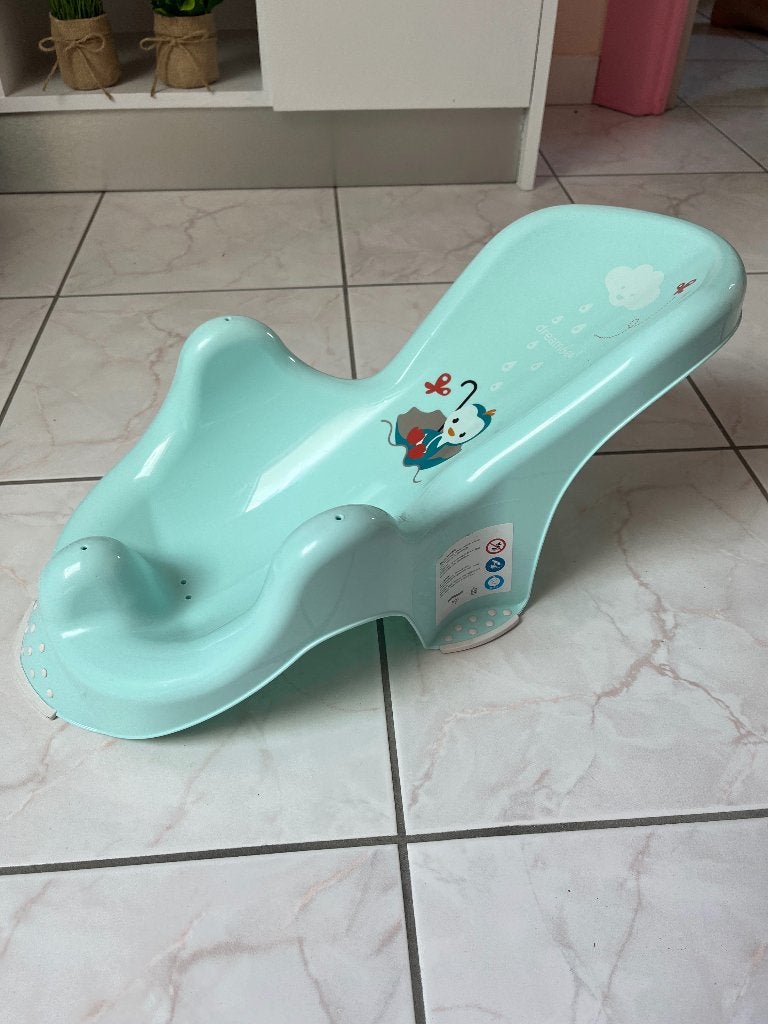 Transat de bain pour bébé Dreambee – Vert menthe, Enlèvement, Comme neuf, Baignoire, Autres marques