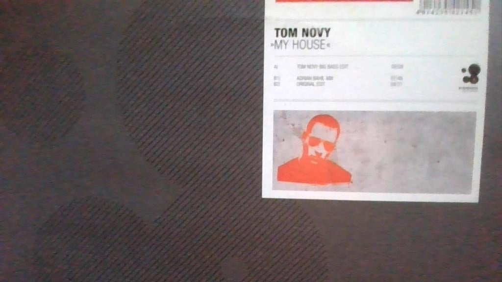 TOM NOVY " MY HOUSE ", Ophalen of Verzenden, Zo goed als nieuw, 12 inch, Dance Populair
