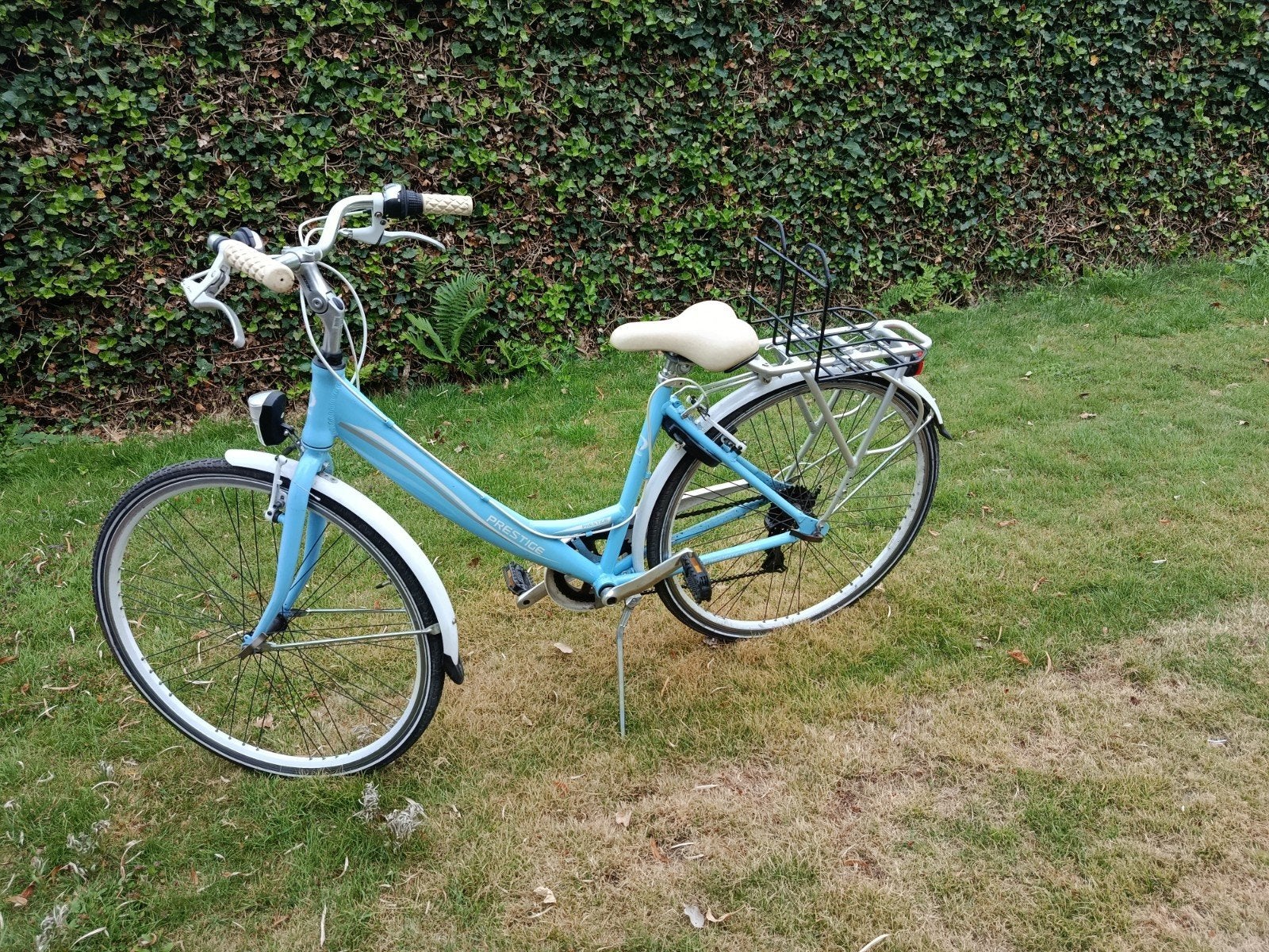 Blauwe meisjesfiets, Ophalen