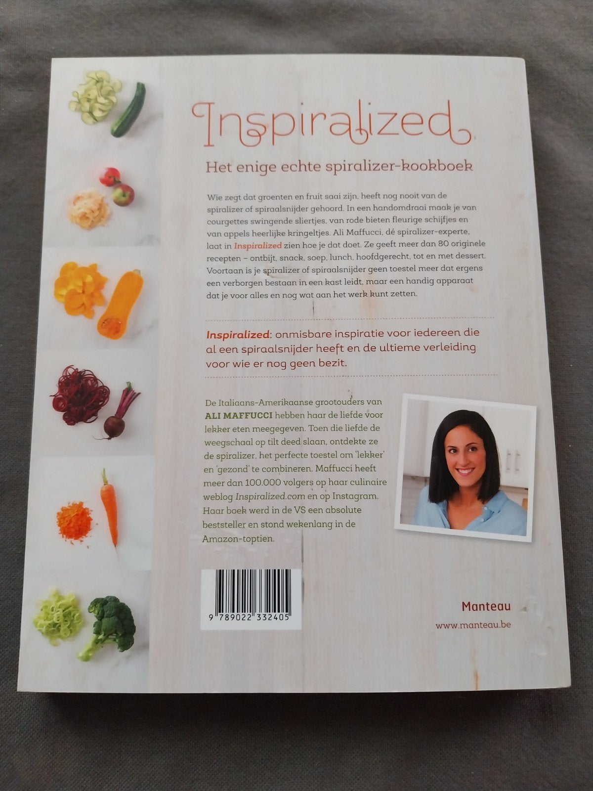 kookboek Inspiralized, Livres, Enlèvement ou Envoi, Comme neuf, Régime et Alimentation, Ali Maffucci