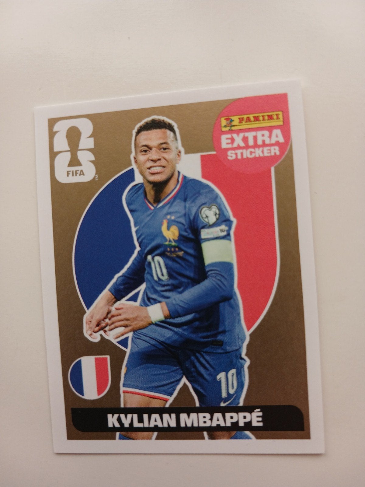 Zeldzame Gouden Panini Extra Sticker Mbappe, Verzamelen, Stickers, Nieuw, Sport, Ophalen