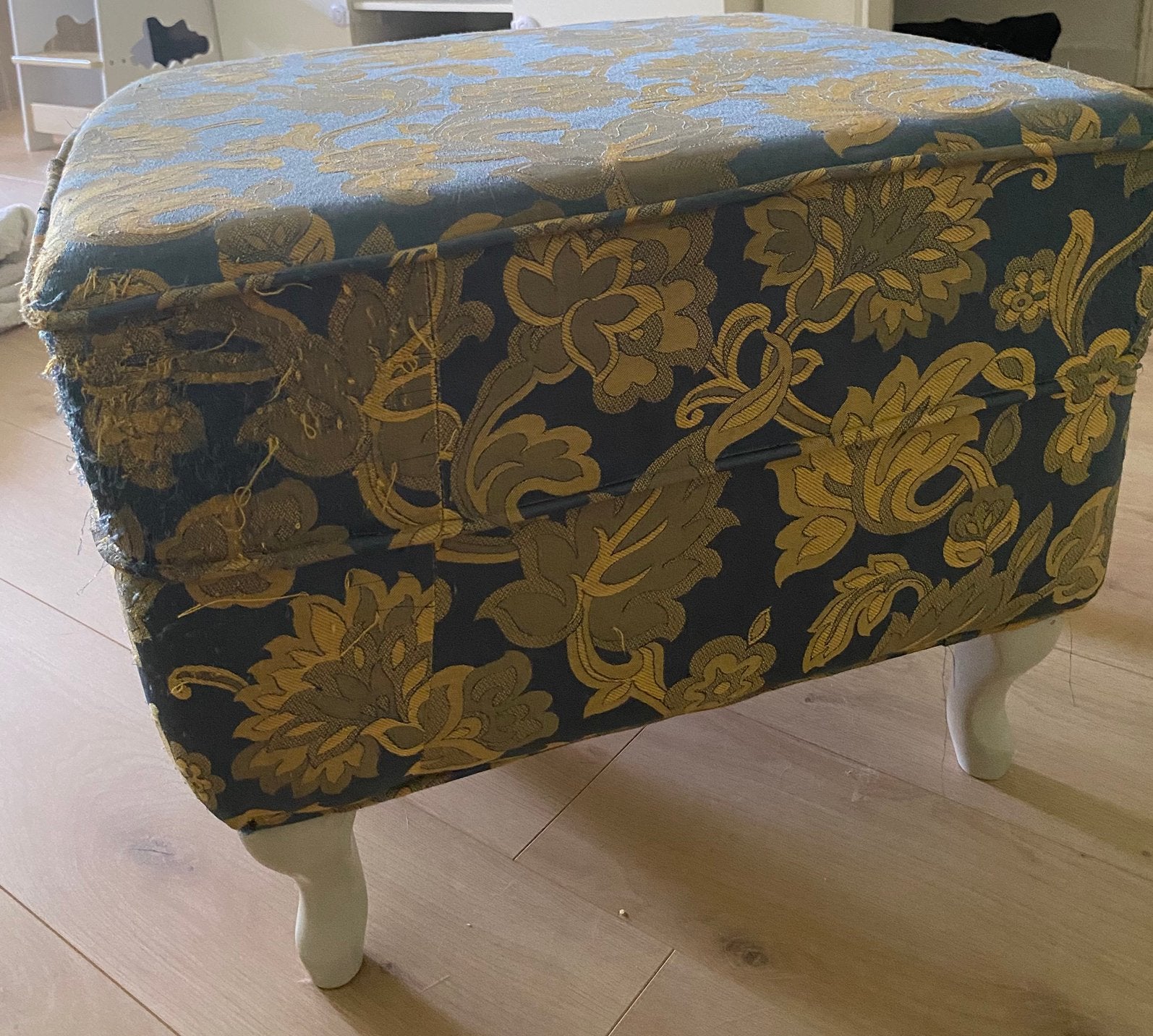 Pouf à donner, Enlèvement, Utilisé, Rectangulaire, Tissus
