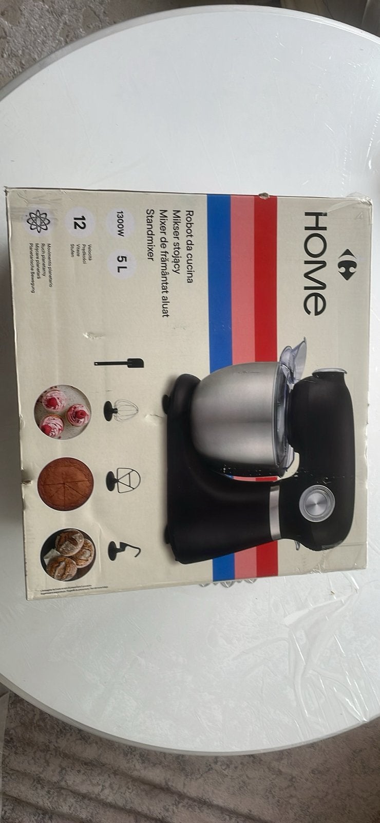 Robot cuisine, Elektronische apparatuur, Keukenmixers, 4 liter of meer, Ophalen of Verzenden, Nieuw