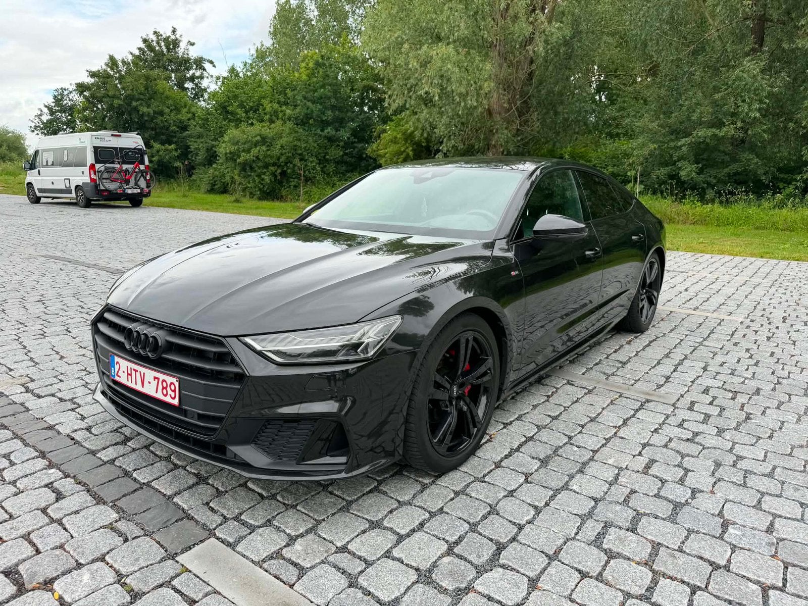 AUDI A7 SPORTBACK 40TDI FULL S-LINE HOMOLOGUÉE À VENDRE, Autos, Audi, Achat, Euro 6, Carnet d'entretien, Noir