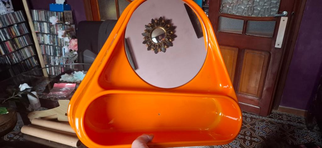 Vintage wandspiegel, Tuin en Terras, Ophalen of Verzenden