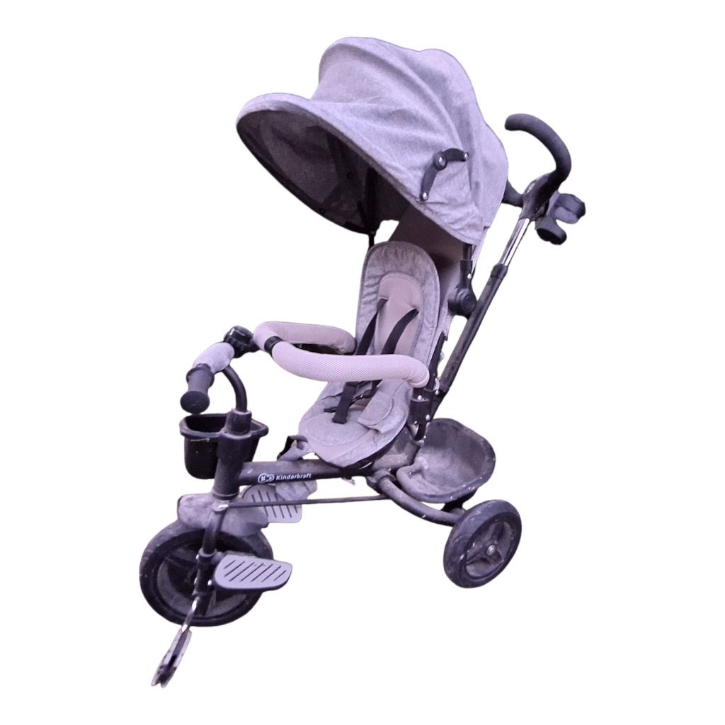 Driewieler fiets met duwstang kinderkraft, Ophalen, Zo goed als nieuw, Duwstang, Velgrem