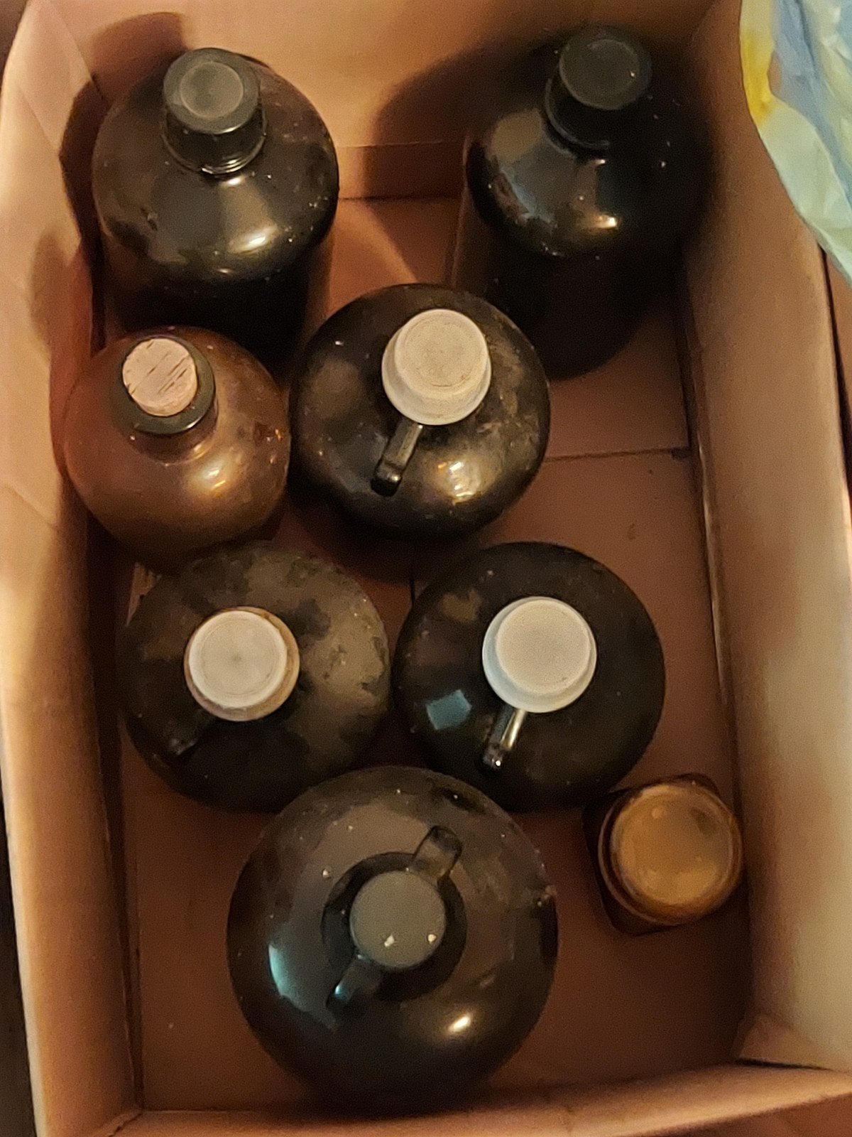 lot glazen apothekerspotten e.a, Diversen, Ophalen