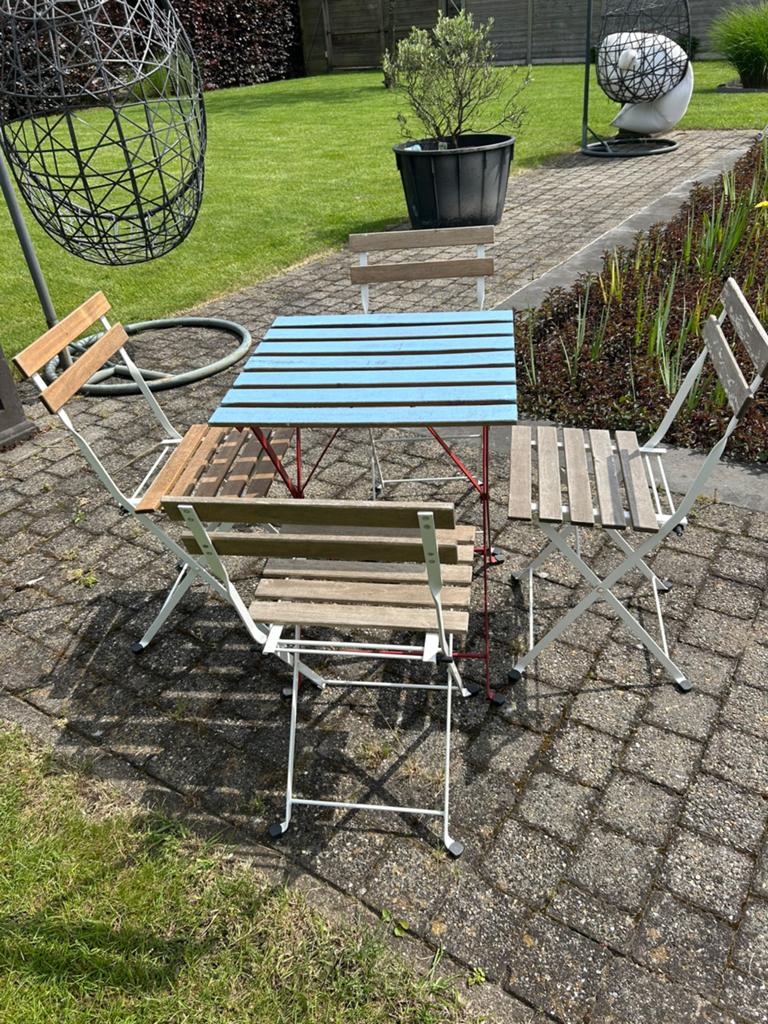 Bistro setje, Tuin en Terras, Tuinsets en Loungesets, Ophalen, Gebruikt, Tuinset