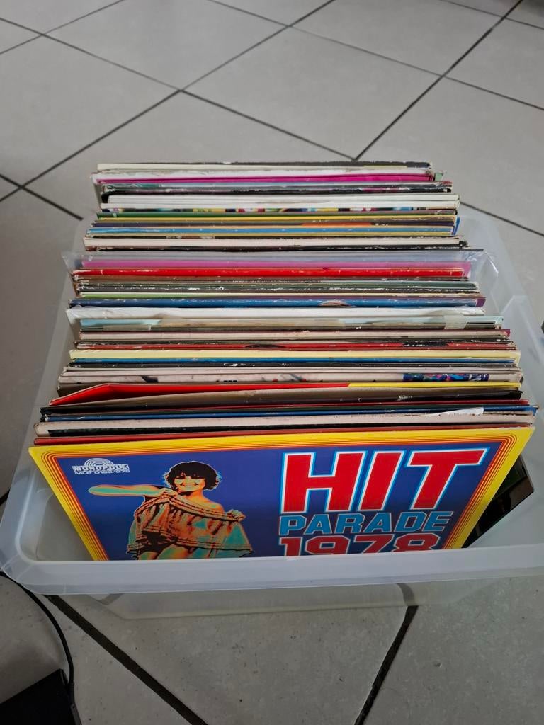 Bak met ong 70 lp genre 70 80, Cd's en Dvd's, Ophalen