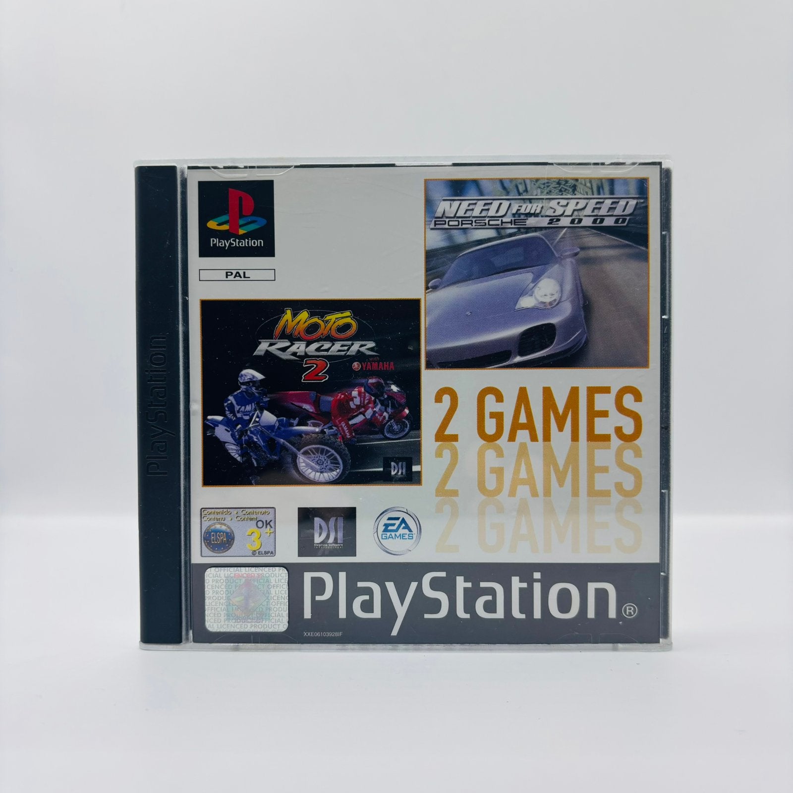 Need for speed Porsche 2000 & Moto Racer 2 PlayStation 1, Games en Spelcomputers, Games | Sony PlayStation 1, Ophalen of Verzenden