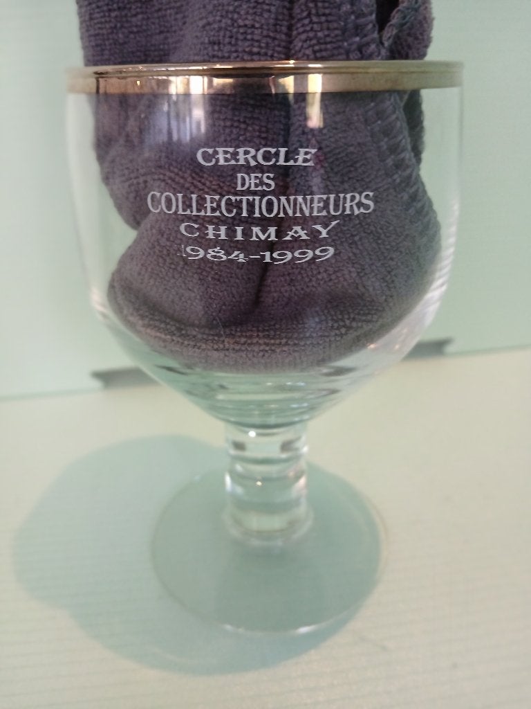 Verre sur pied CERCLE DES COLLECTIONNEURS CHIMAY, Collections, Enlèvement ou Envoi, Comme neuf, Verre ou Verres, Autres marques