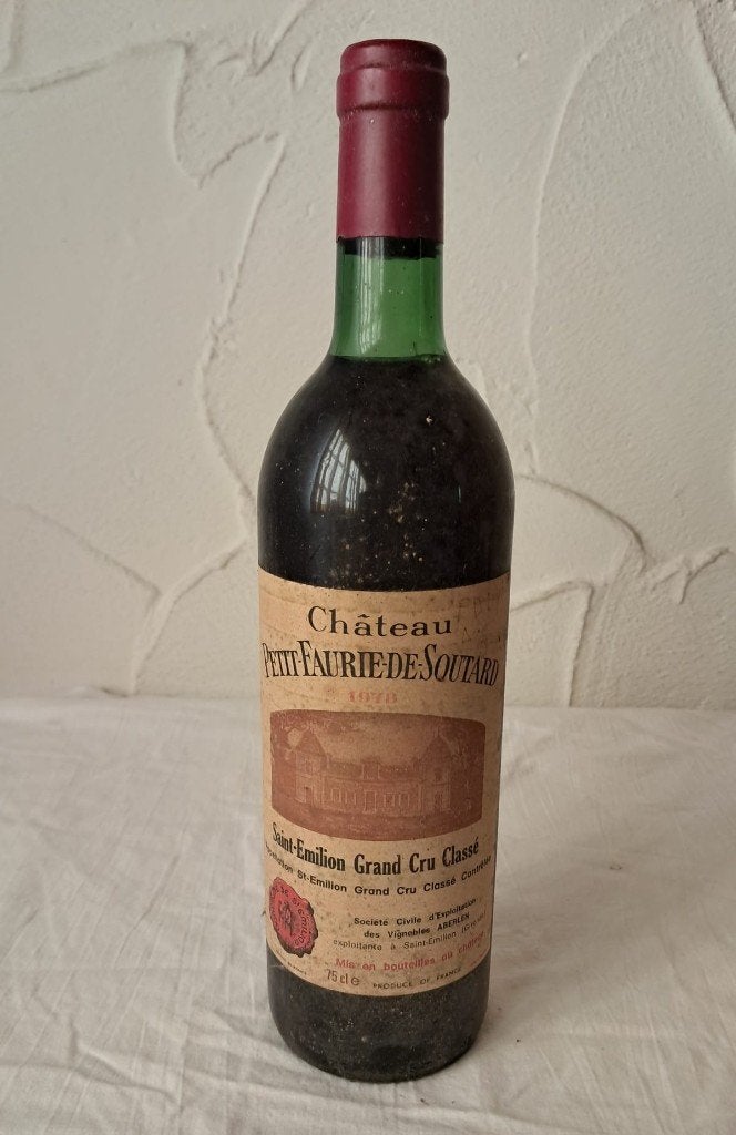 Château Petit-Faurie-de-Soutard 1978, Collections, Vins, Neuf, Pleine, Enlèvement, Vin rouge