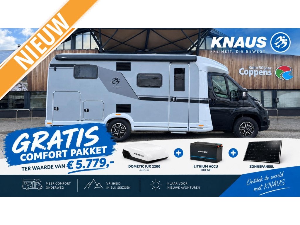 Knaus L!ve Ti Platinum 650 MEG Selection 2027, Automaat, Airconditioning, Tot en met 2, 6 tot 7 meter