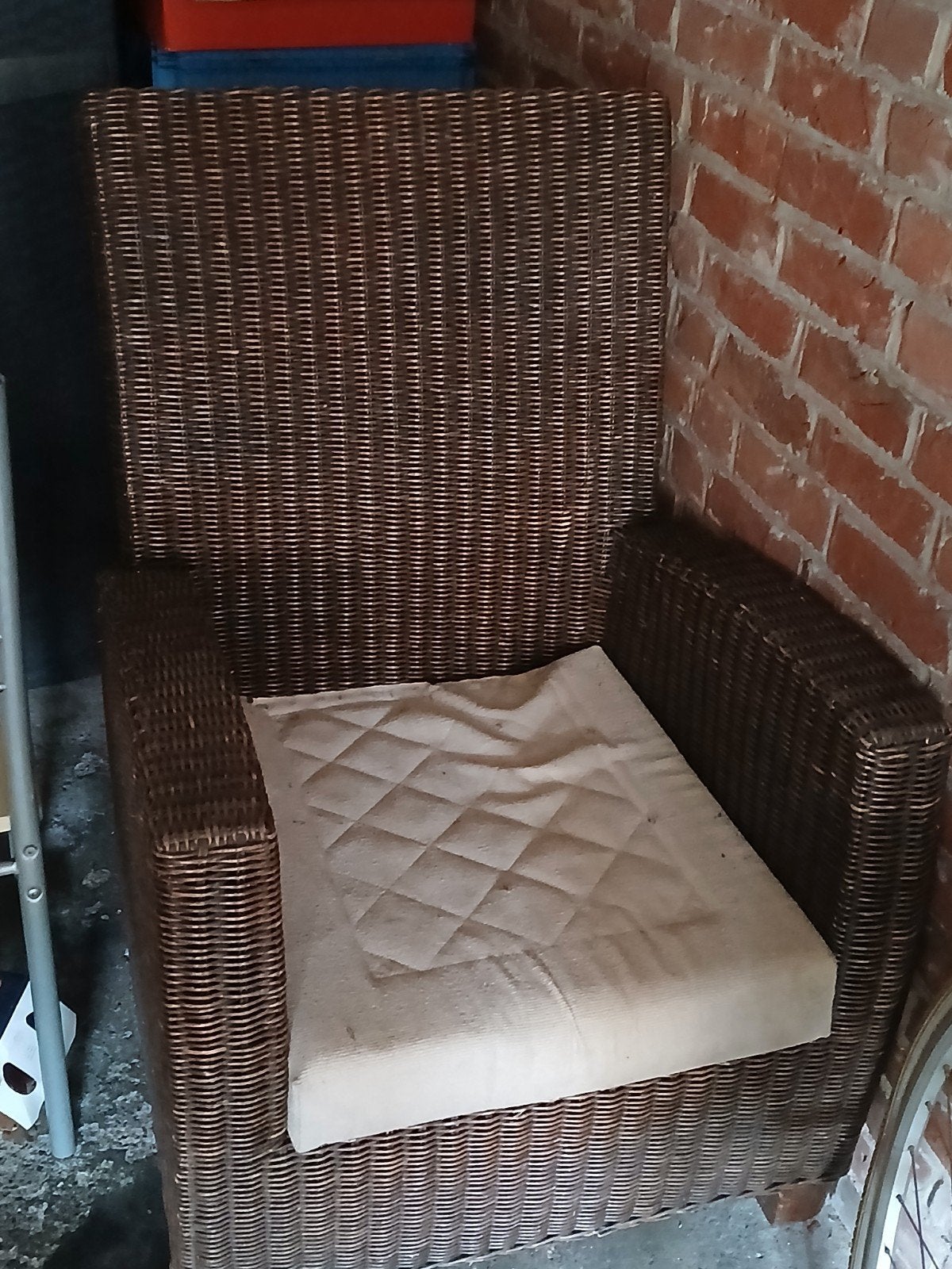 Rotan zetel, Huis en Inrichting, Zetels | Zetels, Ophalen