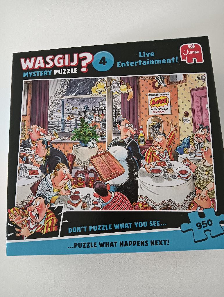 Puzzel Wasgij 950 stuks, Enlèvement, 500 à 1500 pièces, Comme neuf, Puzzle