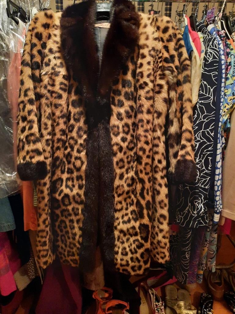 Manteau etat neuf, en 3/4 en vrais Leopard, Kleding | Dames, Jassen | Winter, Ophalen