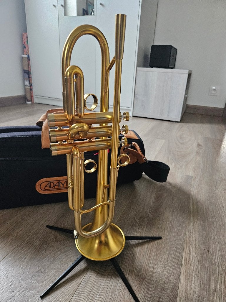 Trompette SiB Adams A4, Musique & Instruments, Enlèvement, Neuf, Trompette en si bémol, Avec valise