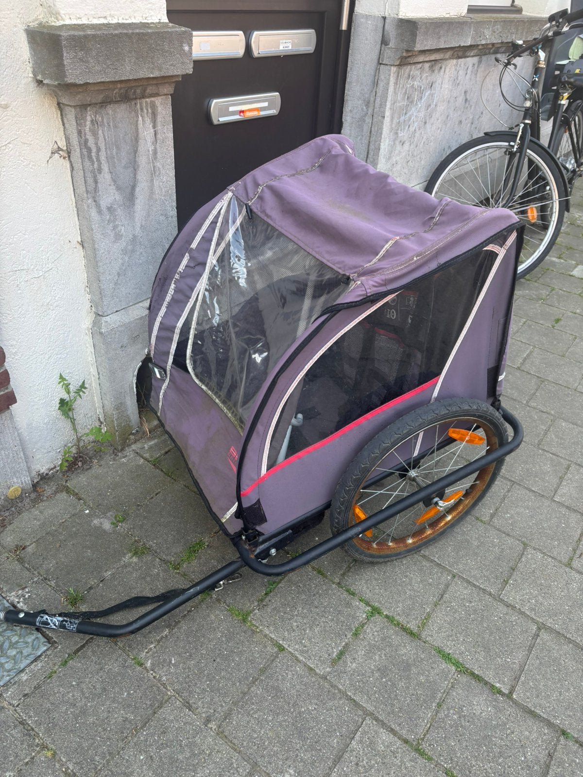 Fietskar / aanhangwagen fiets, Vélos & Vélomoteurs, Accessoires vélo | Remorques, Utilisé, Remorque pour enfant, Moins de 20 kg