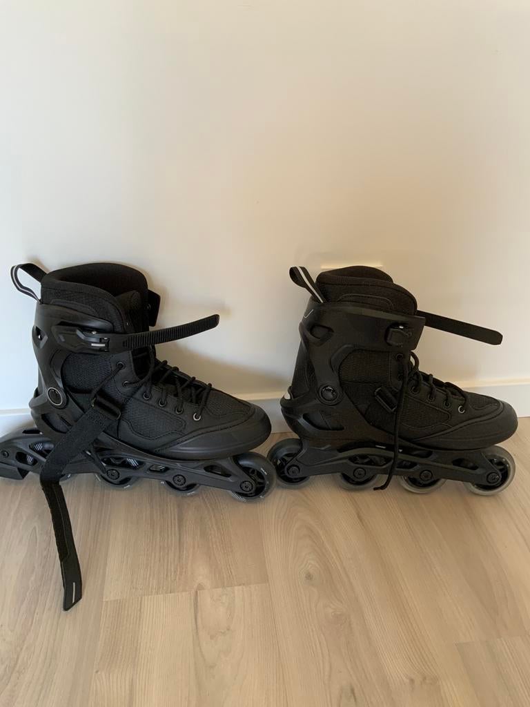 Roller skates OXELO FIT100_nieuw, Verstelbaar, Heren, Zo goed als nieuw, Inline skates 4 wielen