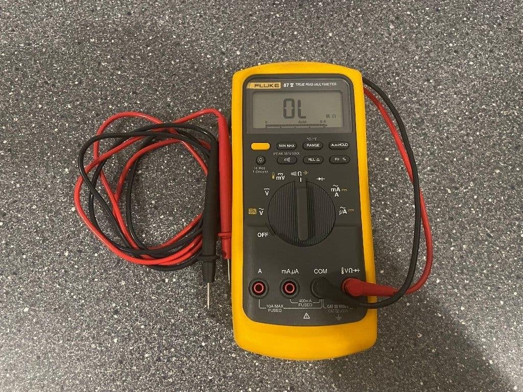 FLUKE 87 V True-RMS digitale multimeter, Doe-het-zelf en Bouw, Ophalen of Verzenden, Zo goed als nieuw, Multimeter