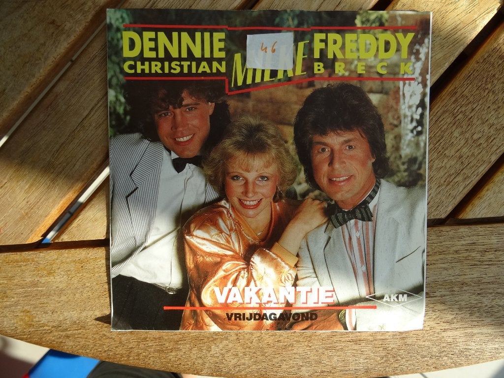Dennie christian mieke freddy brecks vakantie, Cd's en Dvd's, Vinyl | Nederlandstalig, Ophalen of Verzenden, Zo goed als nieuw