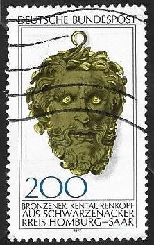 1 Postzegel Duitsland 1977 Cultuurgoed, Enlèvement ou Envoi, RFA, Affranchi