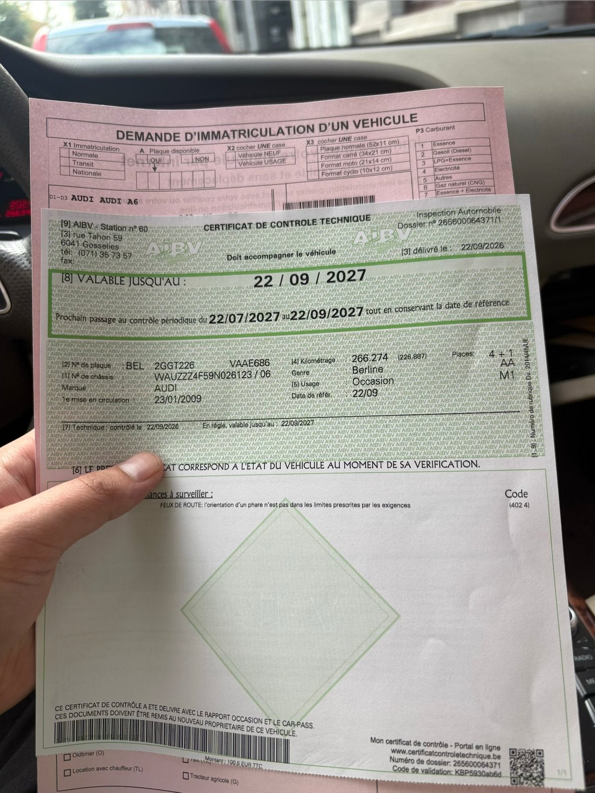 Audi A6 C6 3.0D feuille rose, Autos, Euro 5, Achat, Entreprise, 5 portes