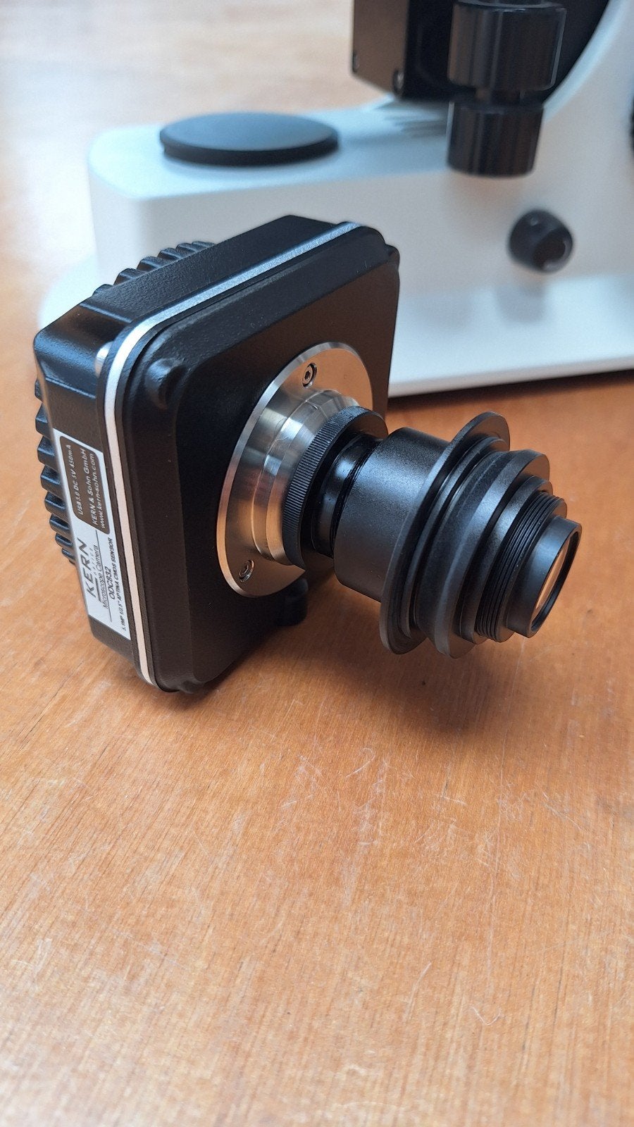 Microscoop - KERN OKM 173 + ODC832 Camera Module NIEUWSTAAT, Audio, Tv en Foto, Ophalen, Zo goed als nieuw, Stereomicroscoop