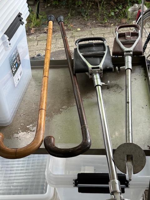 Wandel stok, Ophalen, Gebruikt