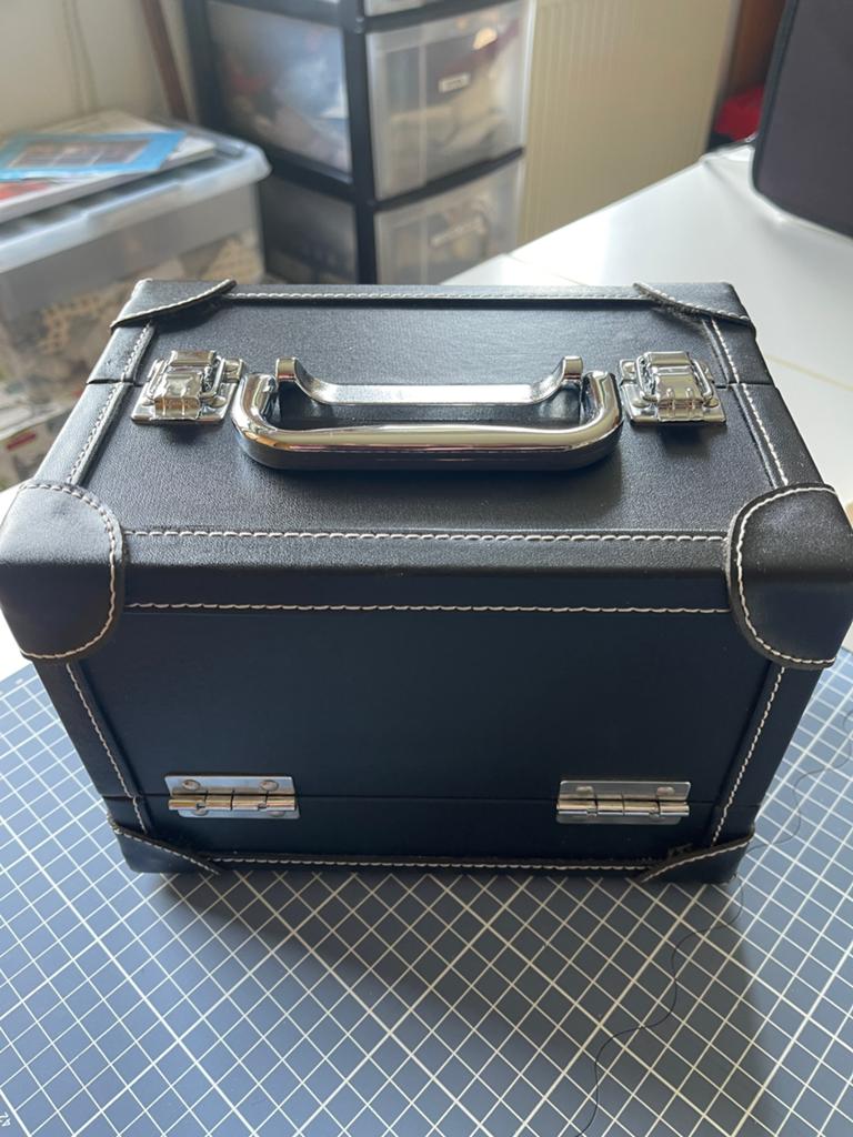 Hobby- naaikoffer, Ophalen, Zo goed als nieuw, Zwart, Hardcase