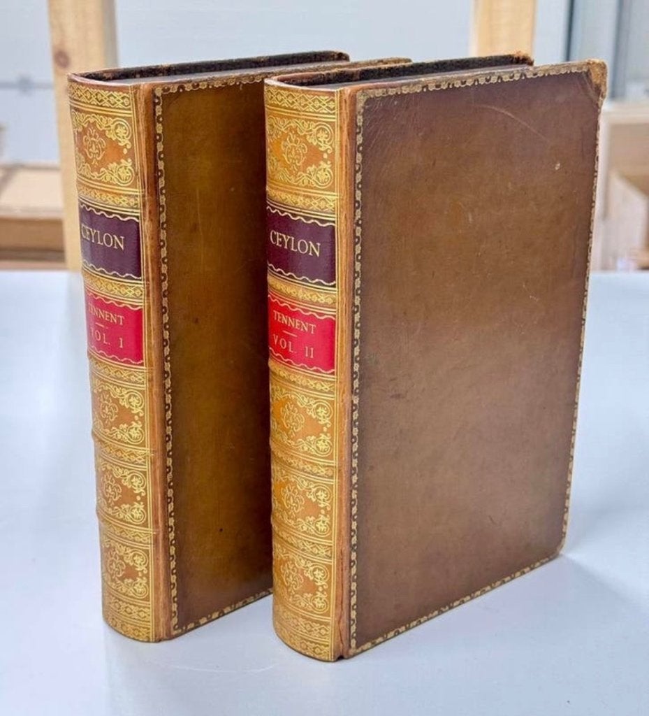 James Emerson TENNENT CEYLAN Un récit de l'île 1860 lot de 2, Enlèvement ou Envoi