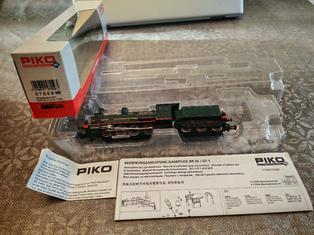 Piko 57559 - Locomotive à vapeur Série 71 SNCB - HO, Analogique, Enlèvement ou Envoi, Piko, Locomotive