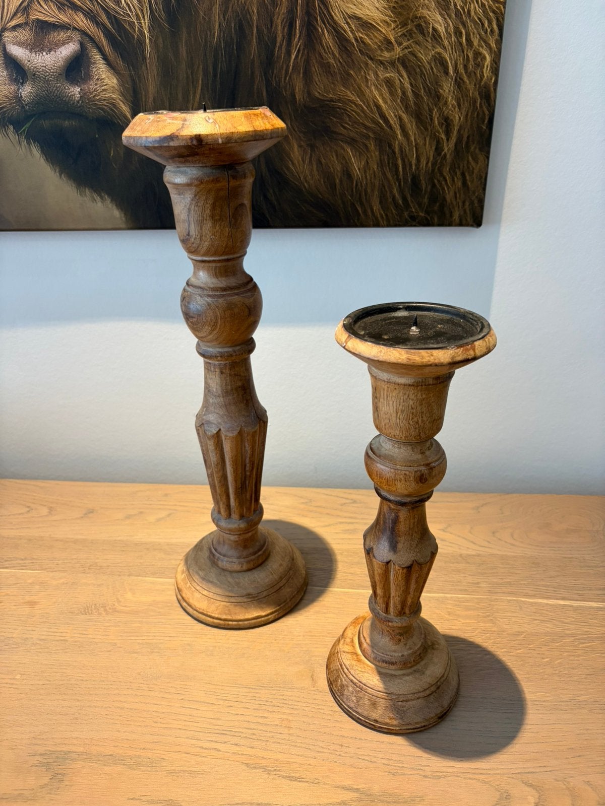 Kaarsen kandelaars, Ophalen